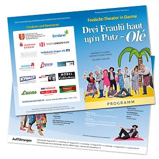 Folder "Drei Fraulü haut up'n Putz - Olé" - Copyright welt-gestalten.de