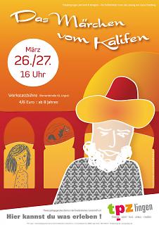 Plakat "Das Märchen vom Kalifen" - Copyright welt-gestalten.de