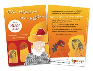 Flyer "Das Märchen vom Kalifen" - Copyright welt-gestalten.de