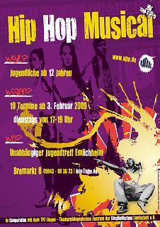 Plakat Theatergruppe Emlichheim Hip Hop Musical
