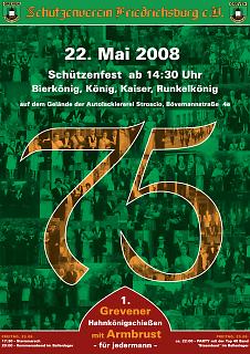Plakat Schützenfest 2008