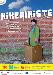 Plakat Theaterstück "Kikerikiste" - Copyright TPZ Lingen